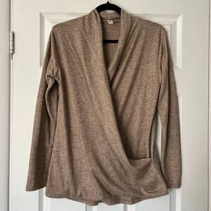 Twenty Ten Super Soft Deep-V Wrap Sweater - Size S